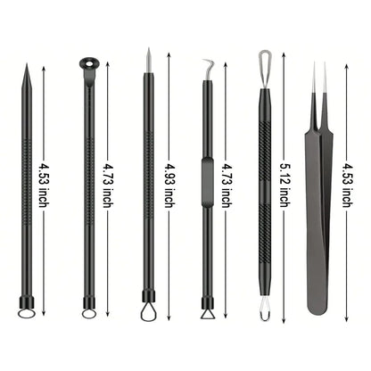 KentDO™ Pimple Popper Tool Kit – Clear Skin Blackhead Remover