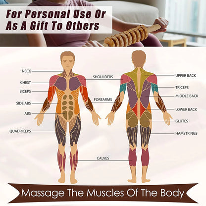 KentDO™ 6-in-1 Wooden Lymphatic Drainage Massage Set