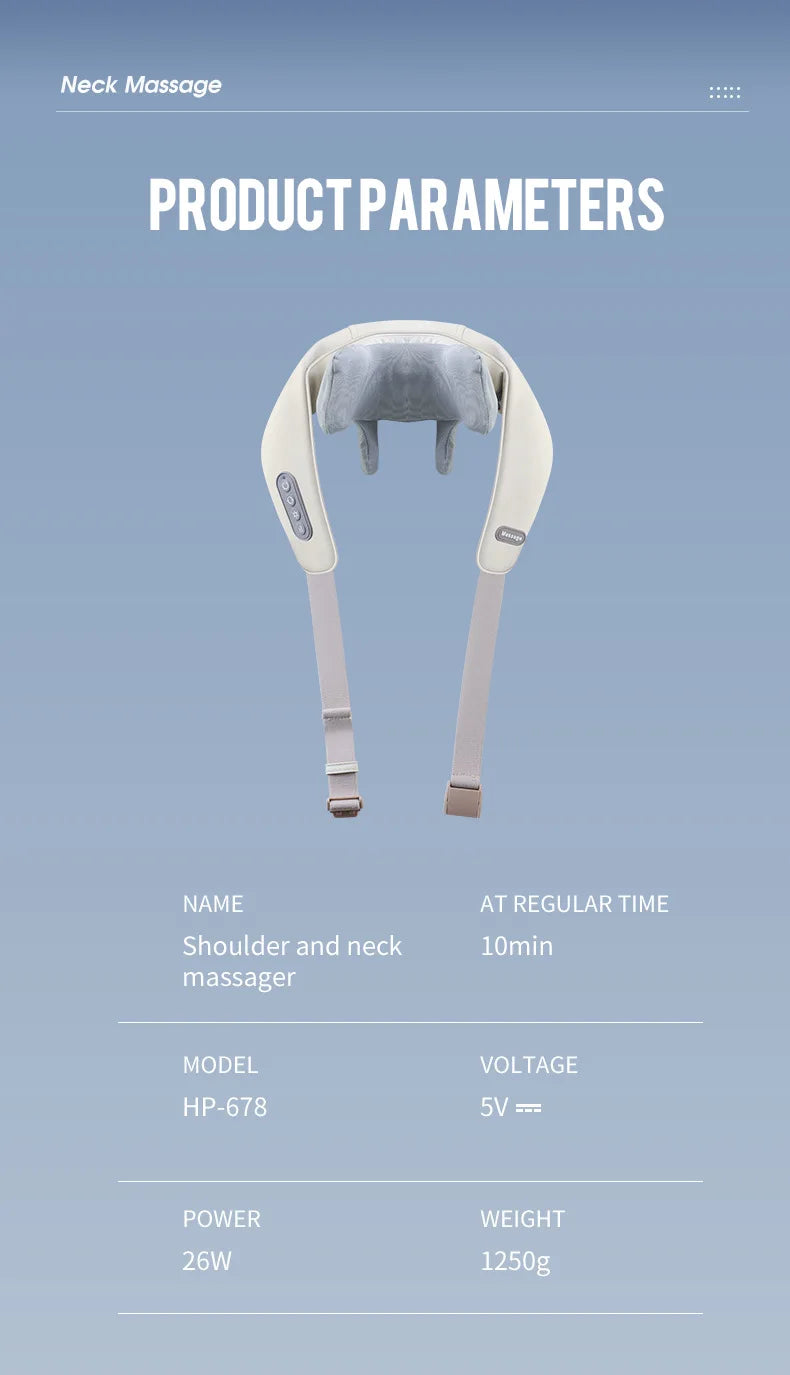 heat massager for neck and shoulders - KentDO