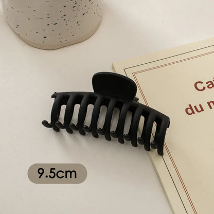 KentDO™ Korean Style Large Black Hair Claw Clip