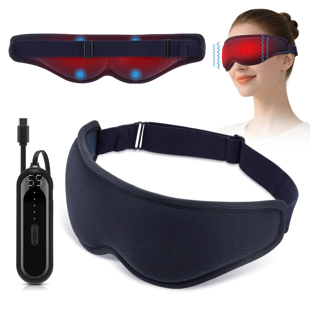 Heated Eye Massager for Eye Strain & Deep Relaxation