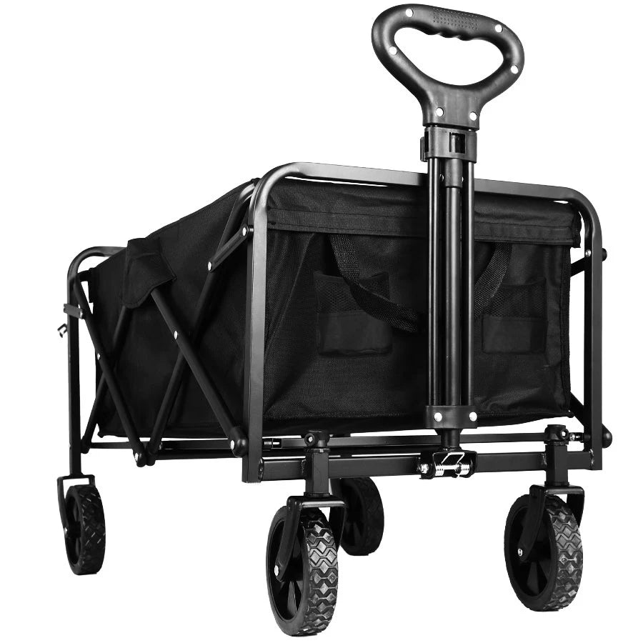 Heavy Duty Folding Wagon with Large Capacity Storage Cart