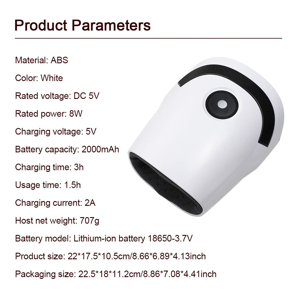 KentDO™ Wireless Hand Massager – Relieve Pain & Relax Deeply