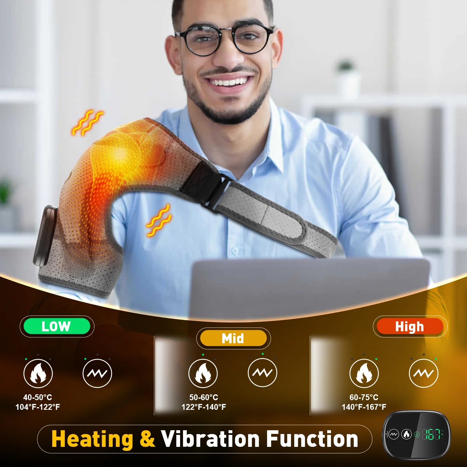 heated shoulder and neck massager - KentDO