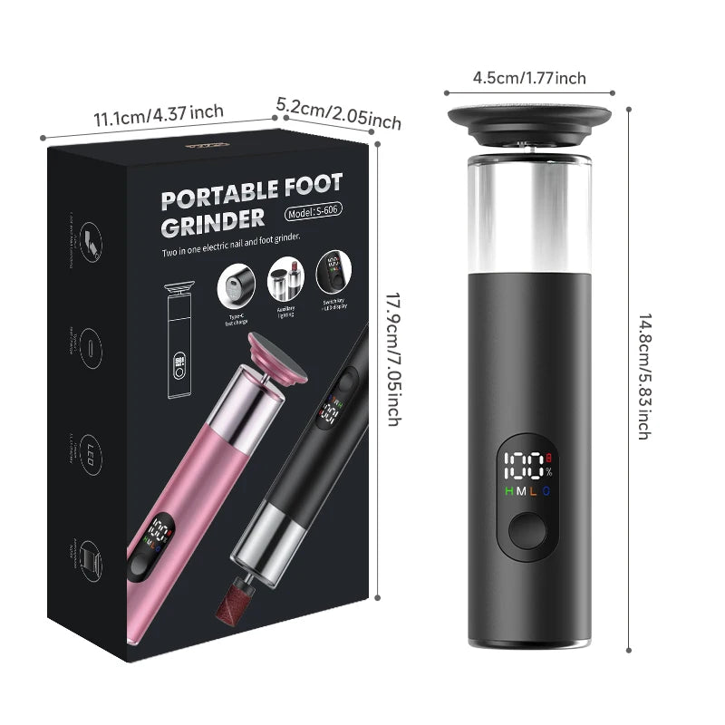 rechargeable foot grinder for heels - KentDO