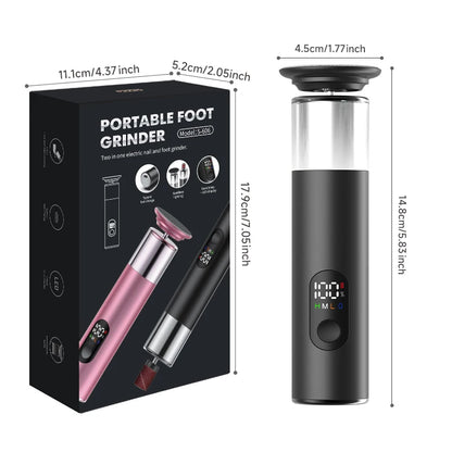 KentDO™ Electric Foot Grinder 2-in-1 Smooth Pedicure