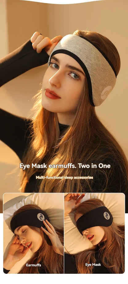 KentDO™ 2-in-1 Sleep Mask & Noise-Reducing Earplugs