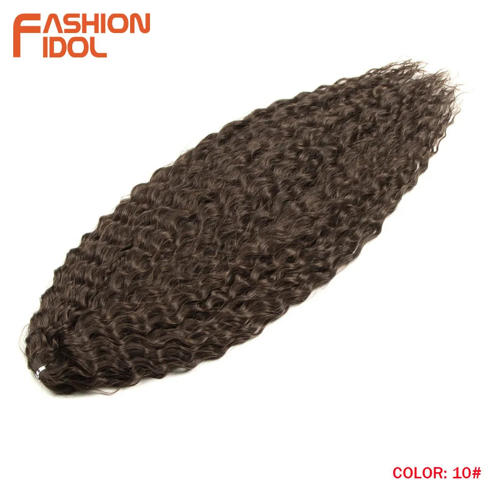 KentDO™ Water Wave Crochet Hair – Soft, Natural Curls 22"