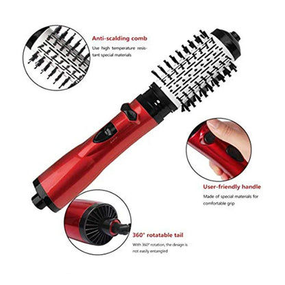 KentDO™ 2-in-1 Rotating Hot Air Brush & Hair Dryer