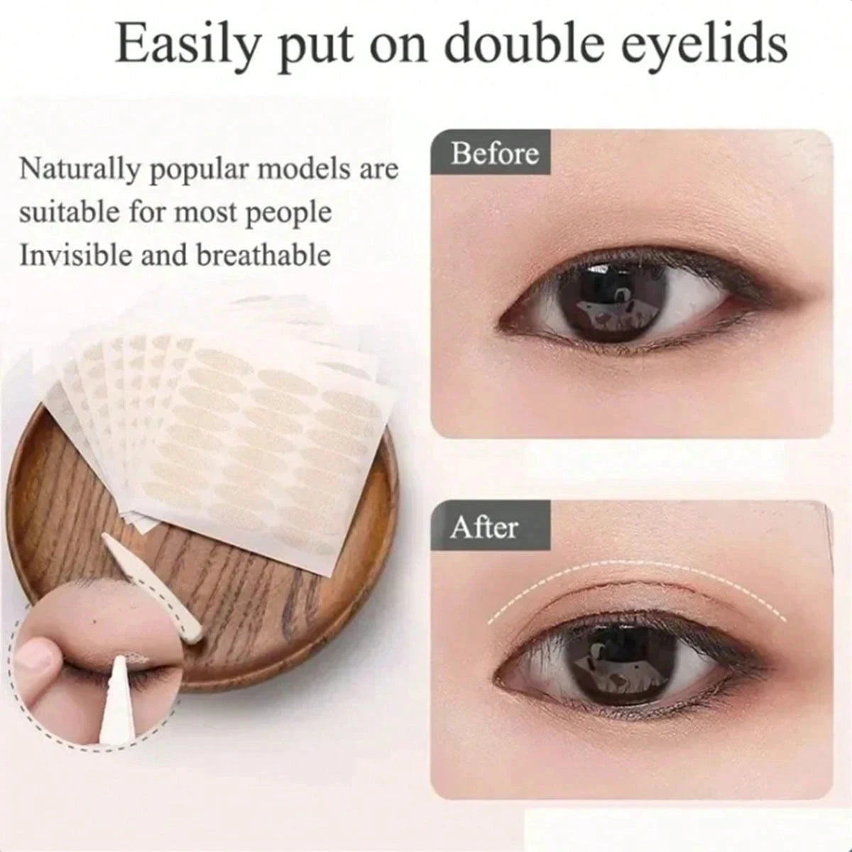 KentDO™ Invisible Double Eyelid Tape – Natural Lift