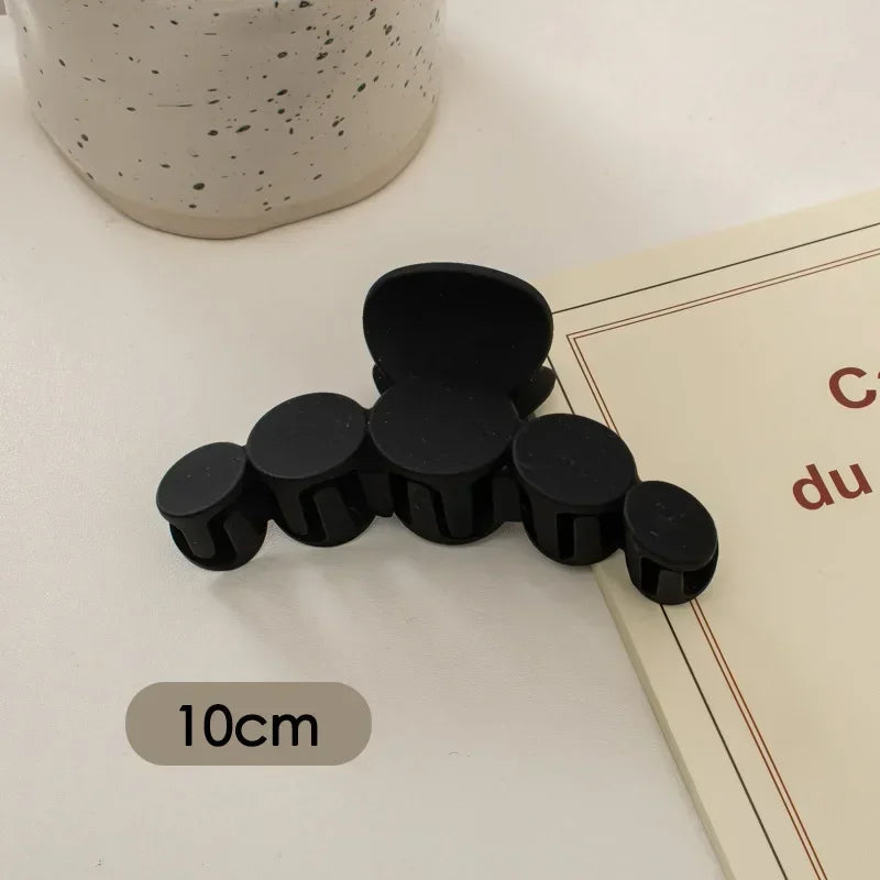 KentDO™ Korean Style Large Black Hair Claw Clip