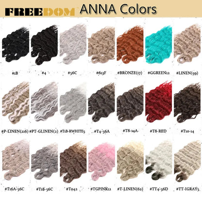 KentDO™ Loose Deep Wave Braiding Hair – Natural, Voluminous Style