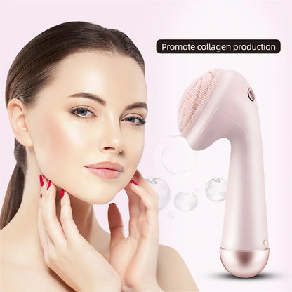 KentDO™ Electric Silicone Facial Brush – Deep Pore Cleansing & Massage