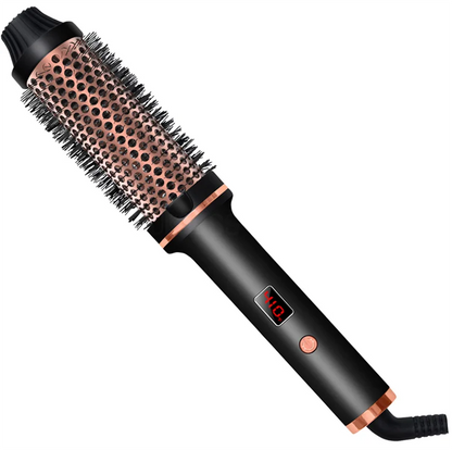 KentDO™ 1.5" Heated Curling Brush – Ceramic Hair Styler