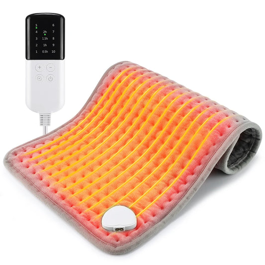 Electric Heating Pad with 10 Heat Levels for Fast Relief
