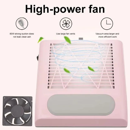KentDO™ Nail Dust Collector – Powerful Clean Nail Fan