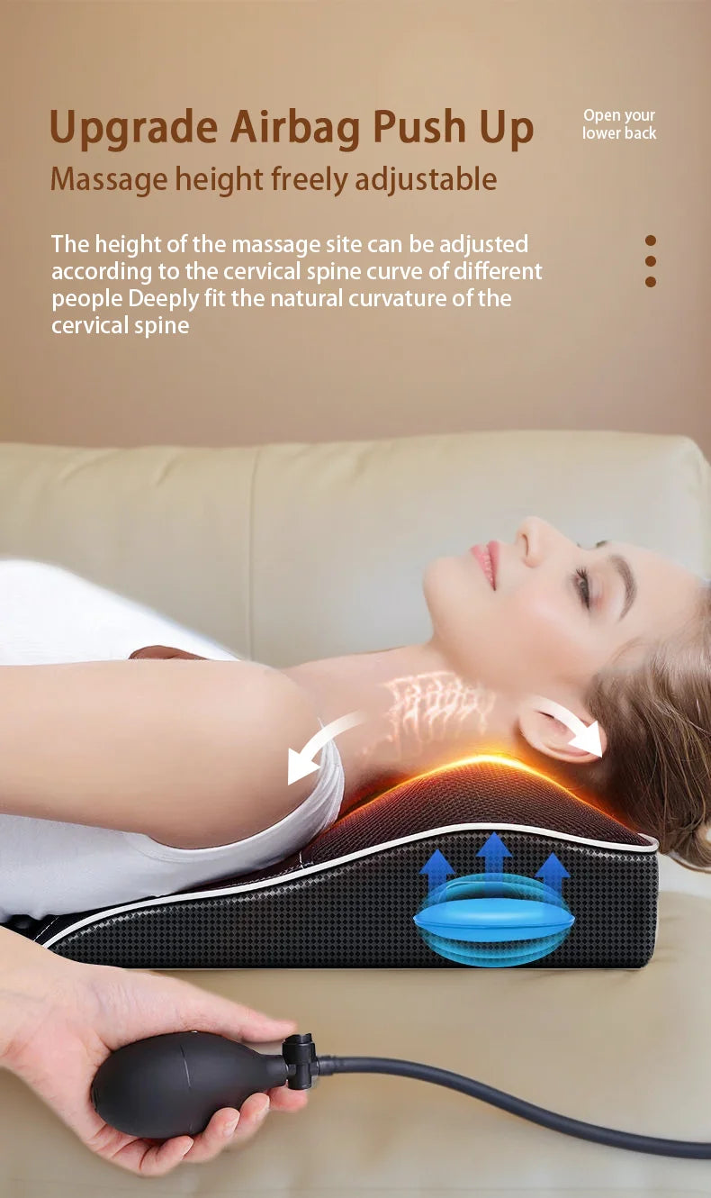 KentDO™ Electric Massage Neck Pillow with Heat Relief