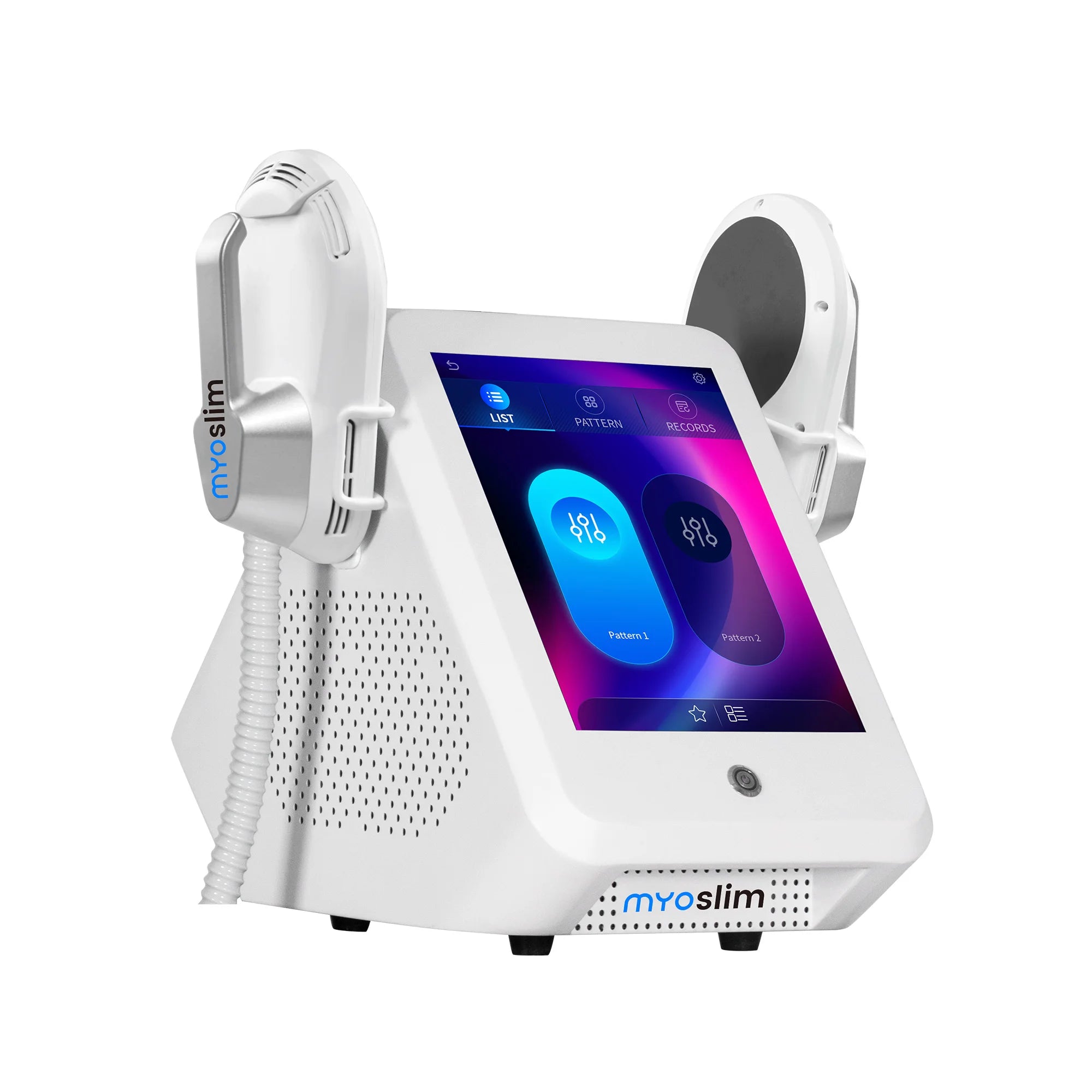 EMS body sculpting treatment heads for multiple body areas
