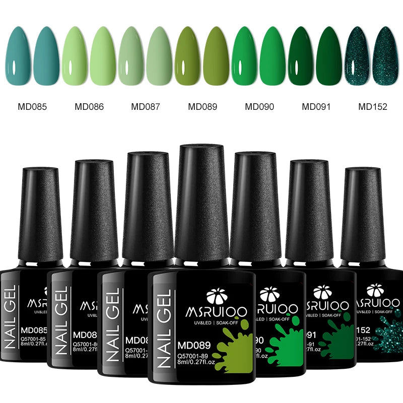 KentDO™ 7-Color Gel Nail Polish Set – Long-Lasting UV