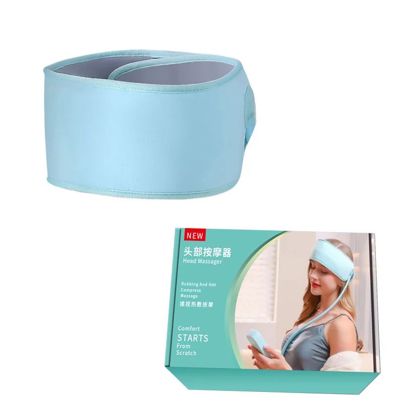 Electric Head Massager with Heat for Deep Scalp Relaxation
