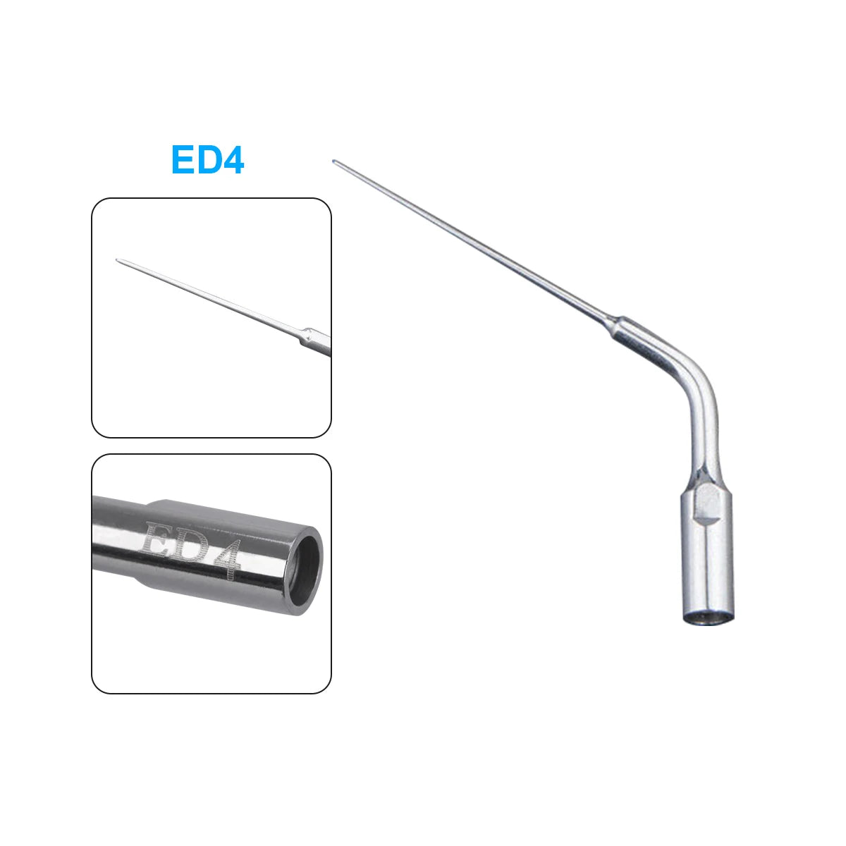 KentDO™ 5pcs Dental Ultrasonic Scaler Tips – Precision Cleaning