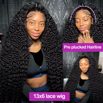 KentDO™ Deep Wave Human Hair Wig – 360° HD Lace Perfection