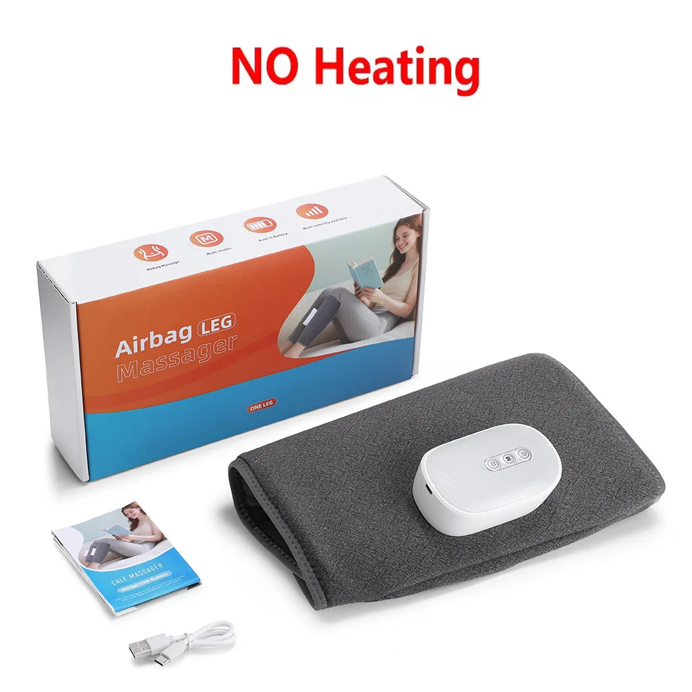 Wireless Air Compression Calf Massager with Heat Relief