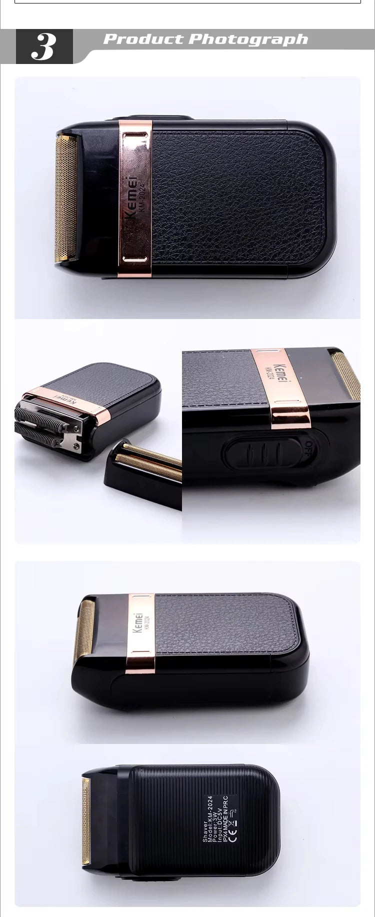 KentDO™ Electric Shaver for Men – Twin Blade Precision