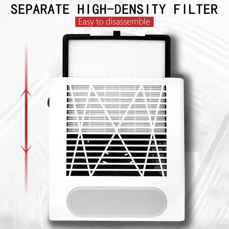 KentDO™ Nail Dust Collector – Powerful 80W Salon Vacuum