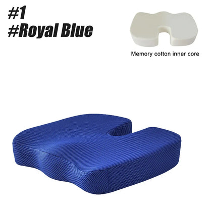 KentDO™ Memory Foam Seat Cushion – Coccyx & Back Relief