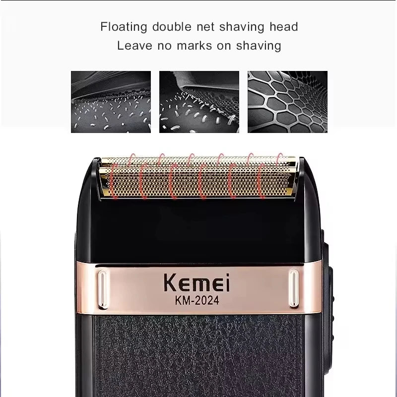 KentDO™ Electric Shaver for Men – Twin Blade Precision