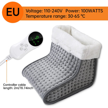 Electric Heated Foot Warmer with 9-Level Temperature Control