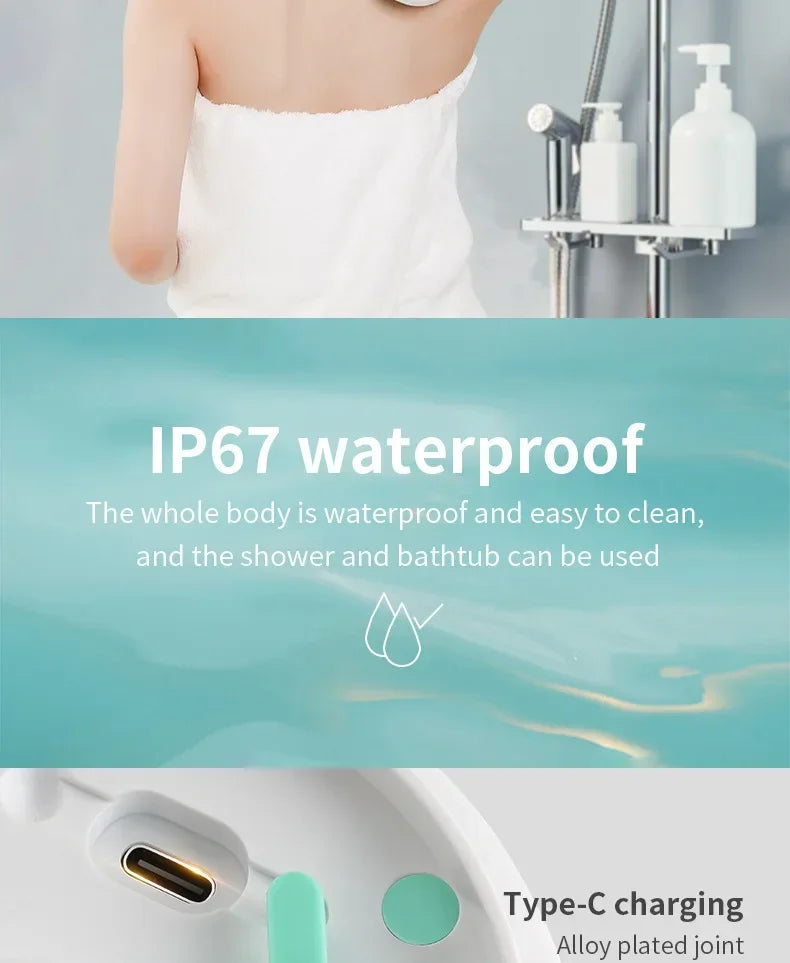 KentDO™ Electric Shower Brush – Deep-Cleansing & Massage Spa