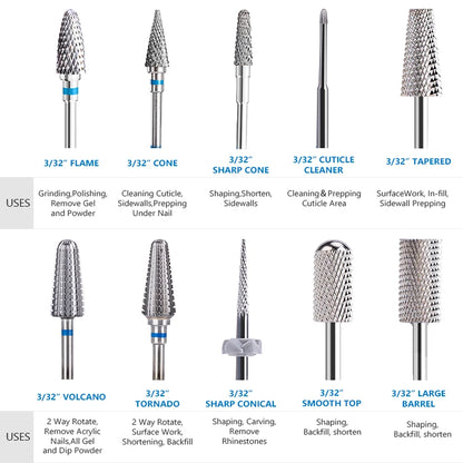 Nail Drill Bit for Precise Manicure & Pedicure Results