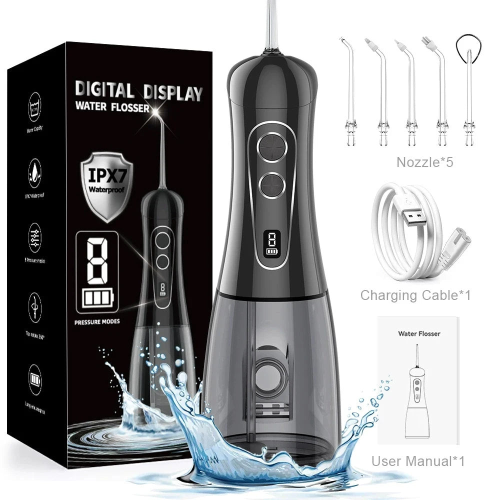 Portable Water Flosser – Deep Clean & Healthy Smile
