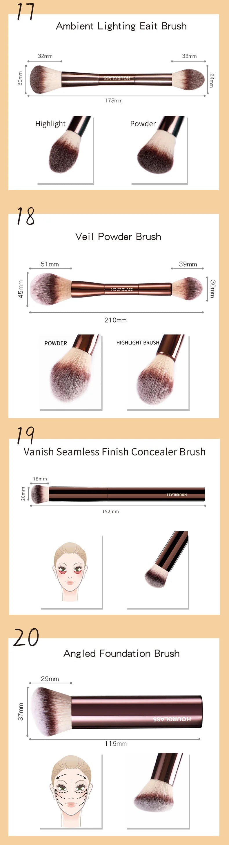 makeup brush for contour - KentDO