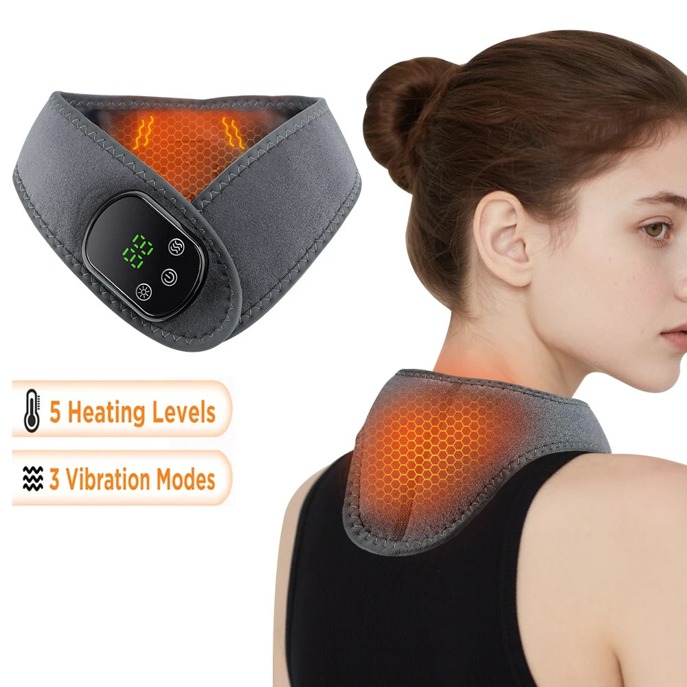 Electric Ankle Massager with Heat for Fast Muscle Relief