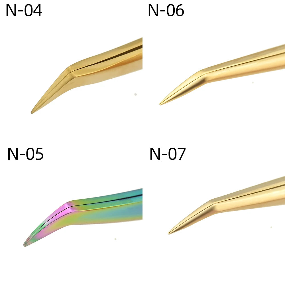 KentDO™ Precision Eyelash Tweezers – Stainless Steel Grip