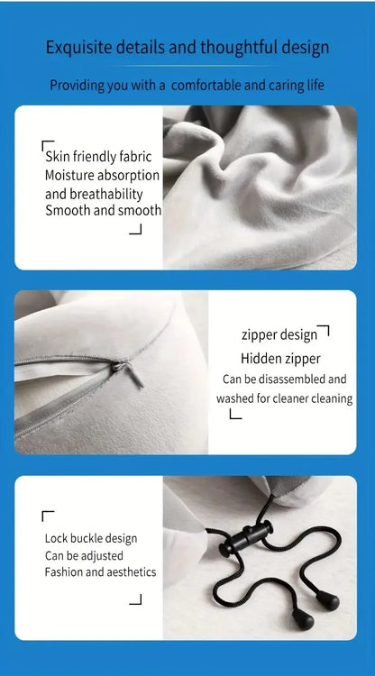 KentDO™ U-Shaped Travel Pillow – Ergonomic Neck Support Anywhere