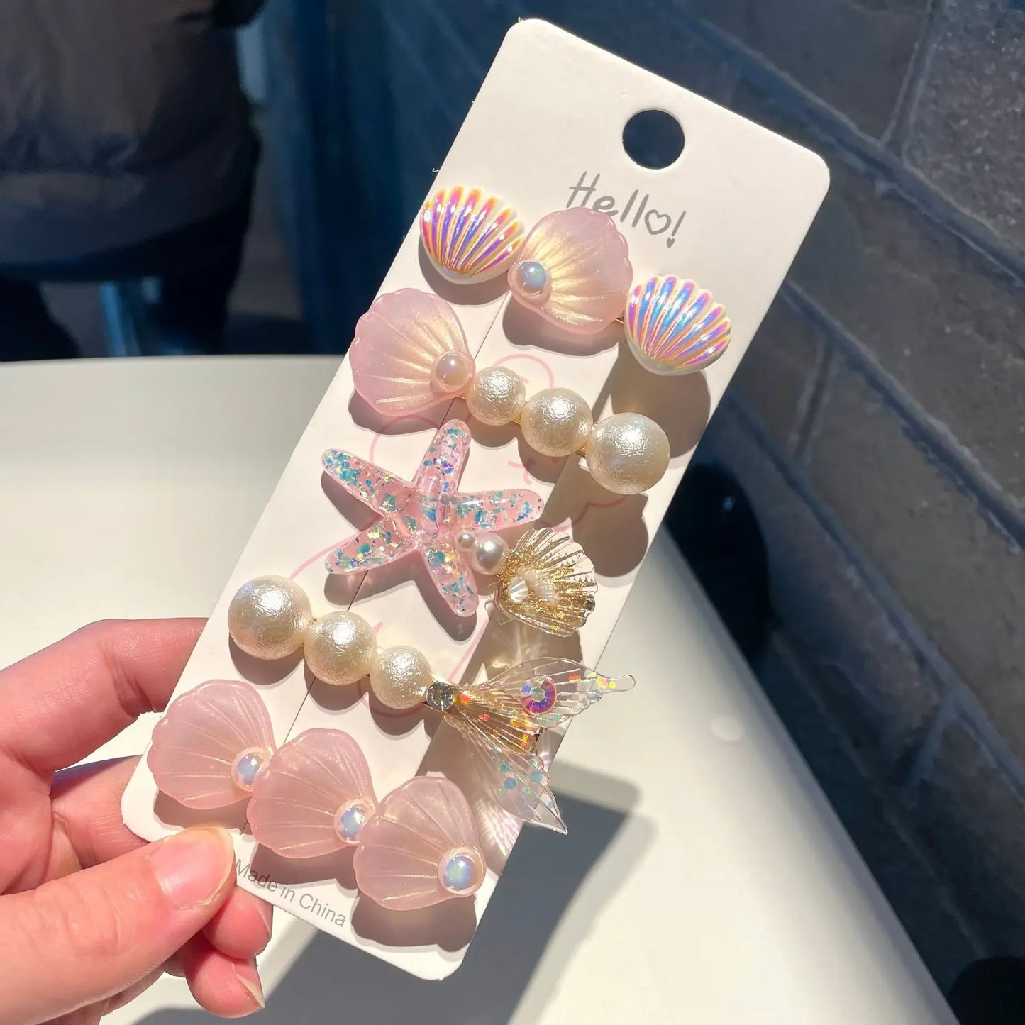 Shell Starfish Hair Clips for Cute Mermaid-Inspired Styles