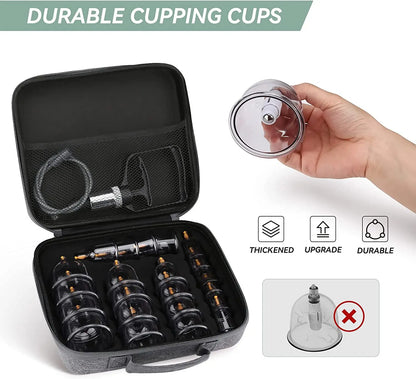 Vacuum Cupping Therapy Set for Deep Tissue Pain Relief