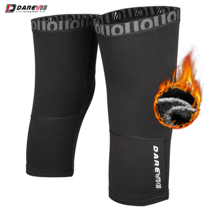 Cycling Leg Warmers Thermal Fleece with Anti-Slip Fit