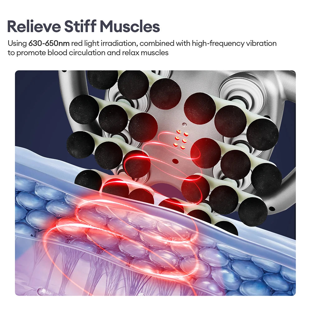 KentDO™ 42-Head Fascia Massage Gun – Deep Muscle Relief