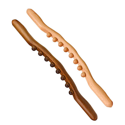 KentDO™ Wooden Gua Sha Roller – Back Massage & Relaxation