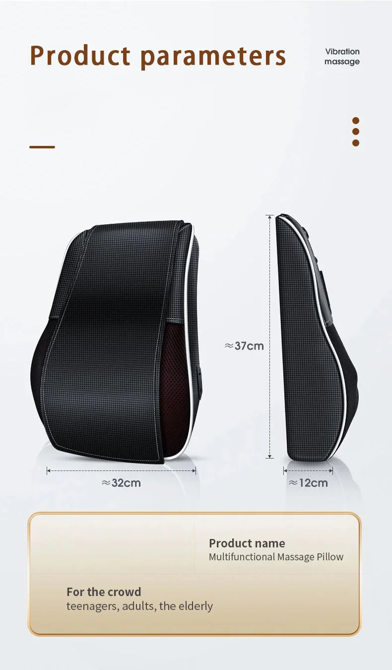 KentDO™ Electric Massage Neck Pillow with Heat Relief