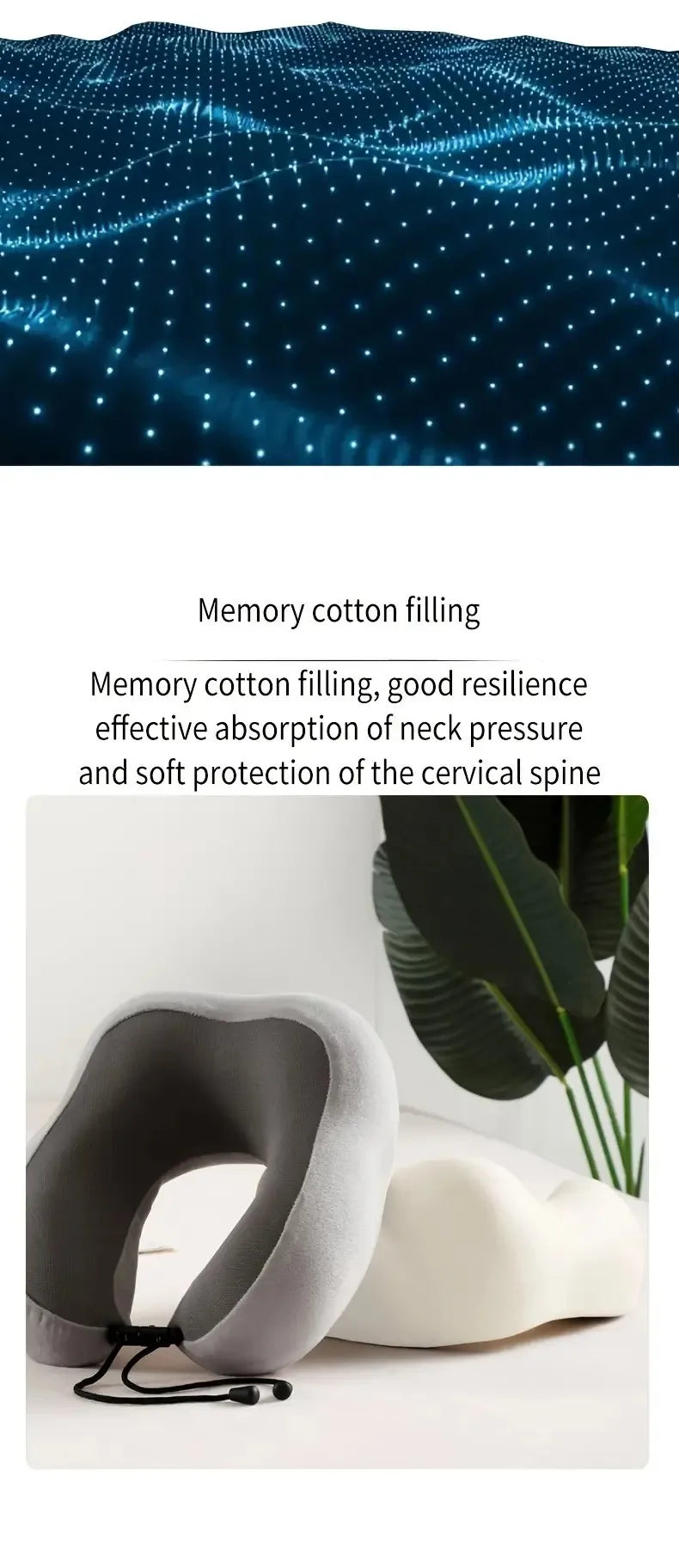 travel memory foam pillow - KentDO
