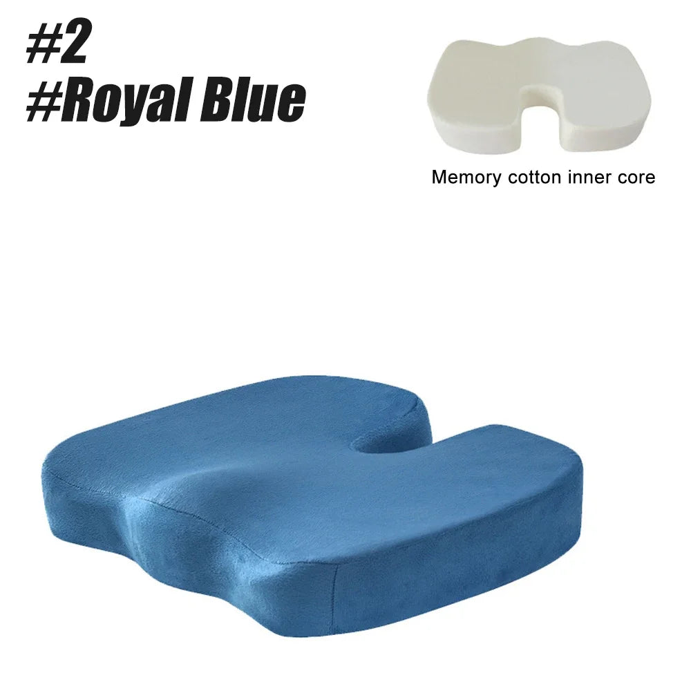 KentDO™ Memory Foam Seat Cushion – Coccyx & Back Relief