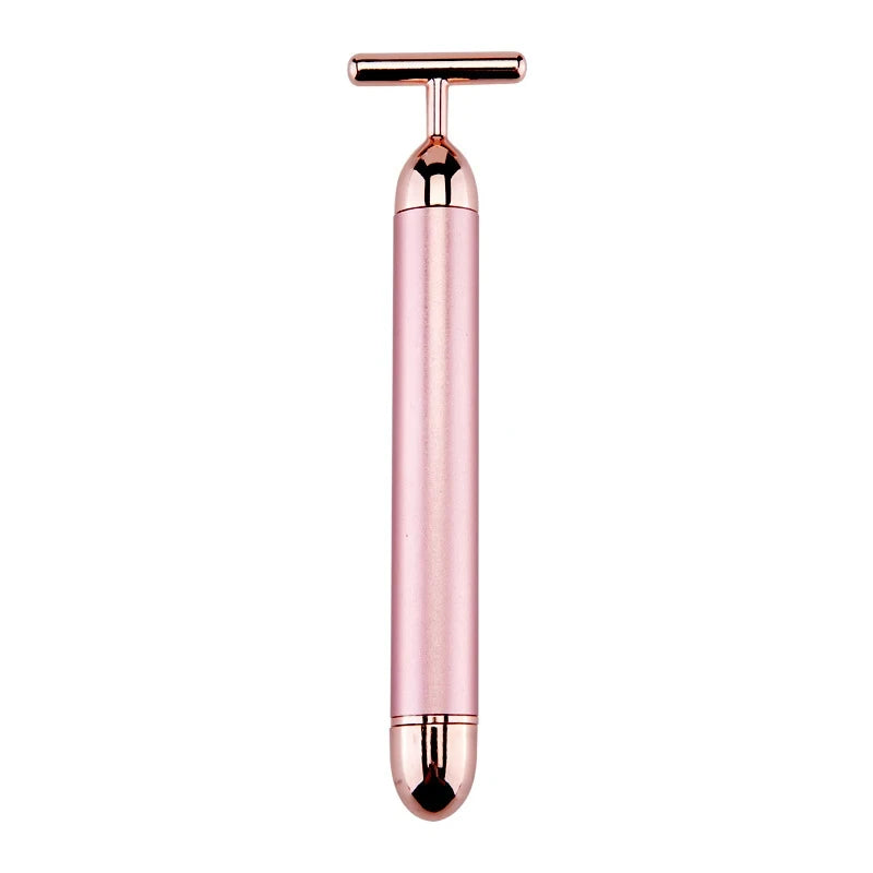 KentDO™ 24K Gold T-Shape Beauty Roller – Face Lift & Glow