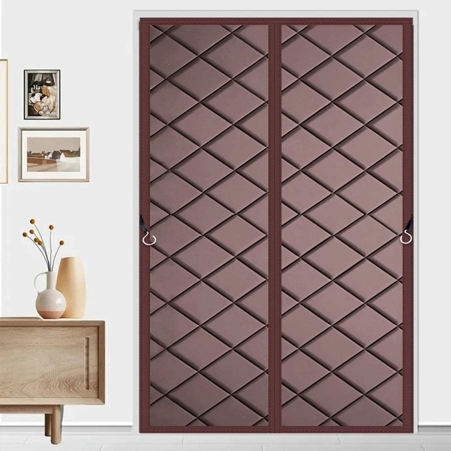 Winter Magnetic Insulated Door Curtain for Energy Saving