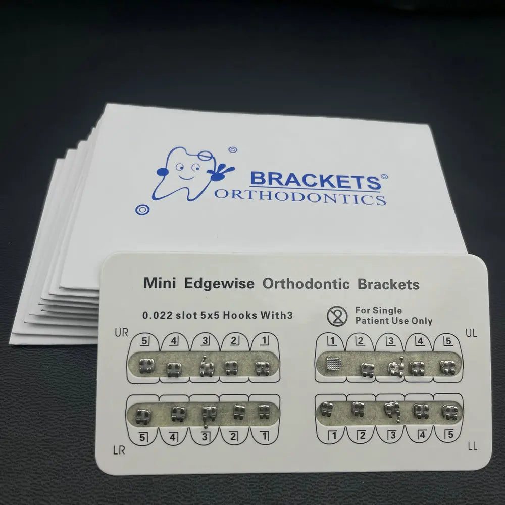 Dental Metal Brackets for Precise Orthodontic Alignment